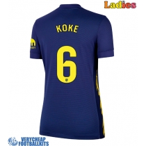 Atletico Madrid Koke #6 Replica Away Shirt Ladies 2025-26 Short Sleeve